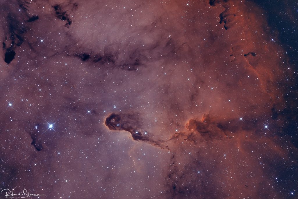 IC 1396A in Bi-Color